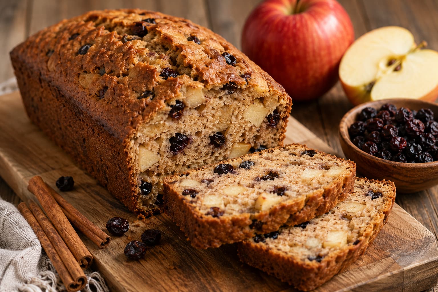 Aronia Apple Cinnamon Bread