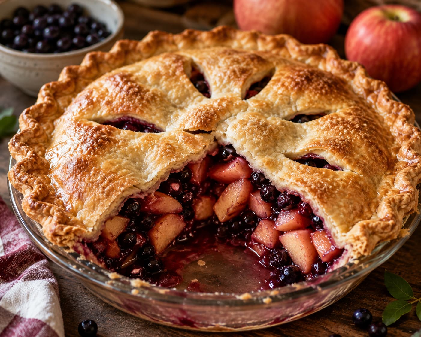 Aronia Apple Pie