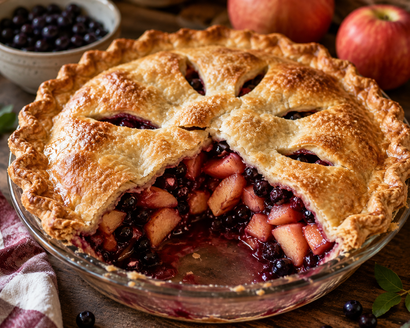 Aronia Apple Pie