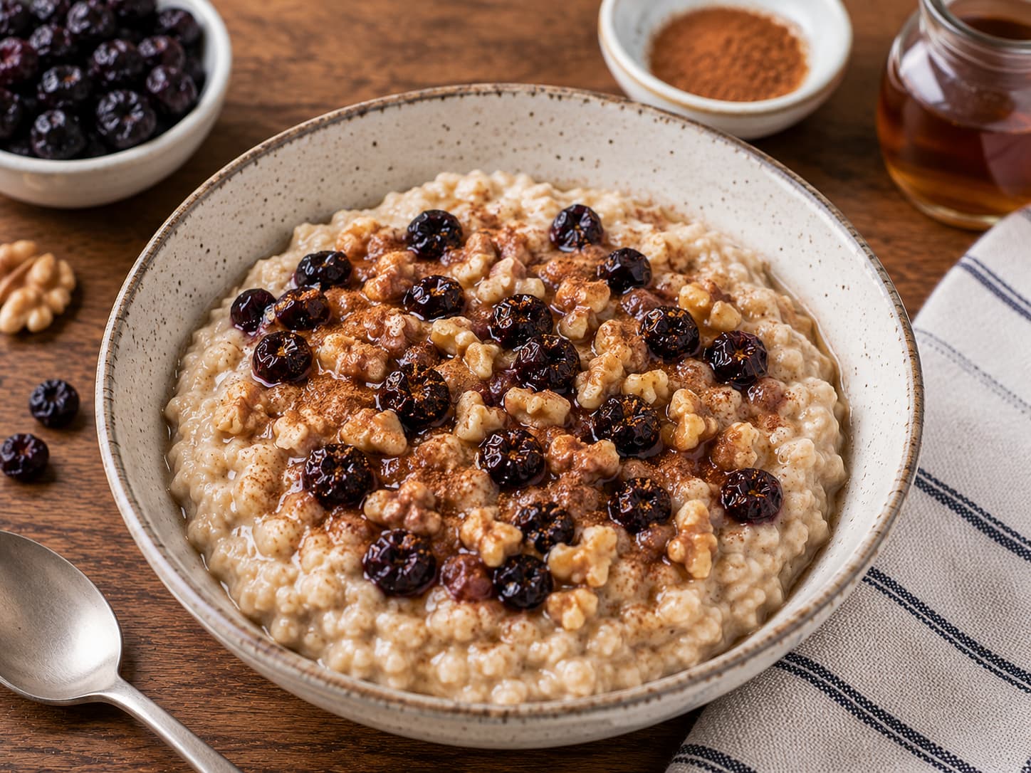 Aronia Berry Oatmeal